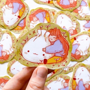 Baozi Love Sticker | Glossy Vinyl Sticker | Laptop Sticker | Durable High Quality Decoration