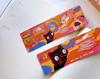 Reading cats Bookmark | 17 x 5,5 cm