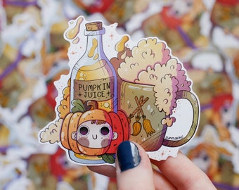 Pumpkin Juice Glossy Vinyl Sticker