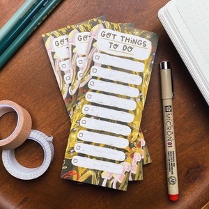 Forest Notepad To-Do-List | 50 tear off sheets notepad