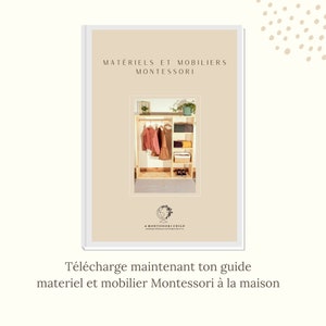 Montessori material and furniture guide for the home