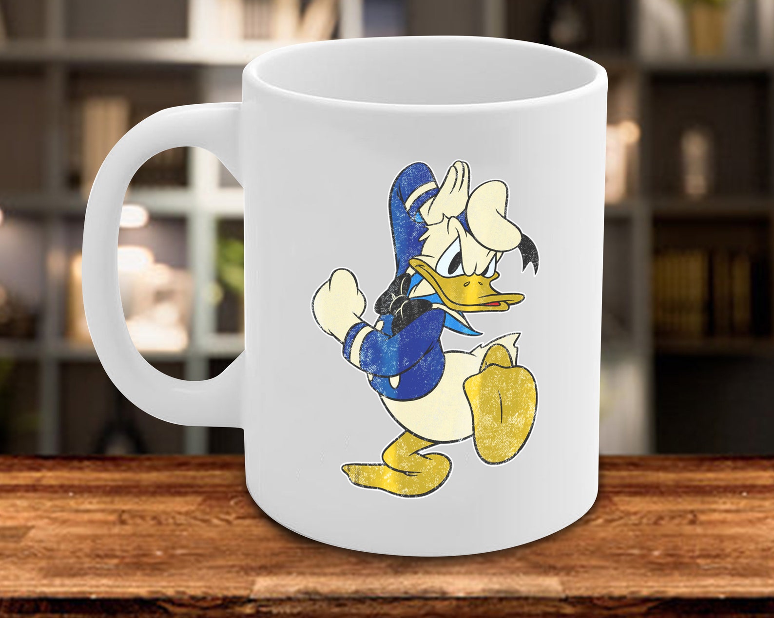 Hello I'm Donald Duck Cute Disney Mug Cup Of Tea Etsy