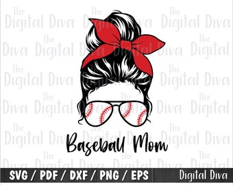 Download Baseball Mom Svg Etsy