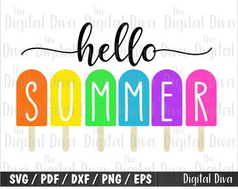 Download Hello Summer Svg Etsy