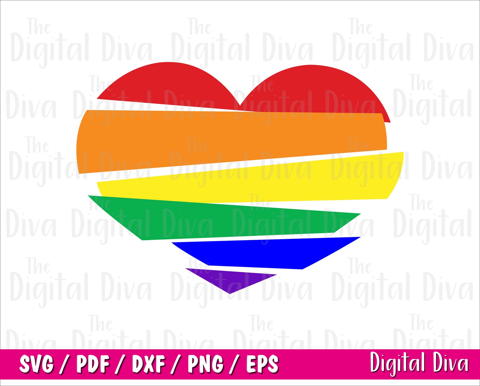 Love is Love Svg Pride Heart Svvg Pride Month Svg Cut File - Etsy