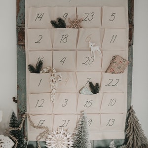 personalisierter Adventskalender, Adventskalender zum befüllen, Adventskalender wiederverwendbar, Adventskalender personalisiert Bild 8