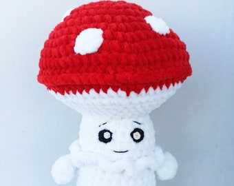 Crochet pattern Magic Mushroom, Amanita mushroom, Amigurumi pattern amanita
