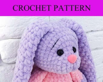 Crochet amigurumi pattern, crochet animals, crochet bunny pattern, crochet baby, crochet pattern for babies