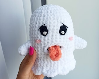 Crochet pattern Ghost, Amigurumi pattern Halloween ghost