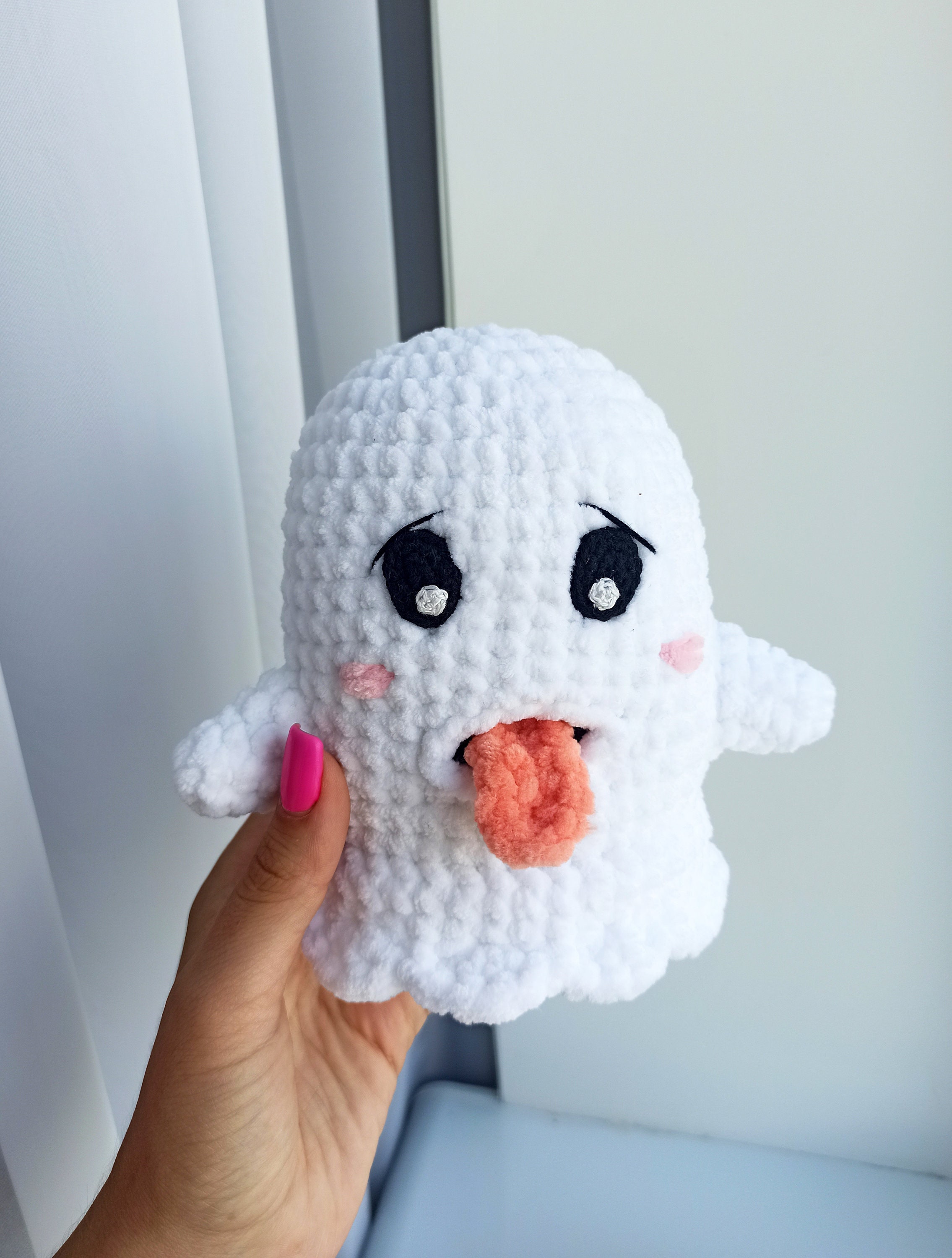 Crochet pattern Ghost, Amigurumi pattern Halloween ghost
