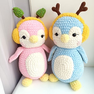 Schema uncinetto natalizio Pinguino, schema PDF Amigurumi