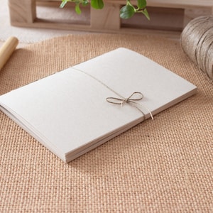 Piccolo quaderno fatto a mano con copertina morbida, diario in carta naturale rilegato a mano, quaderno da viaggio ecologico, mini quaderno vuoto per i pensieri
