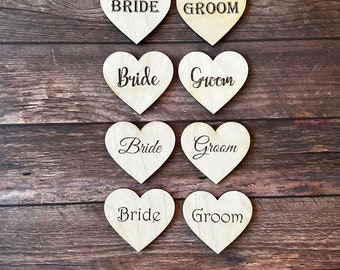 Wooden Heart Name Places for Weddings and Parties