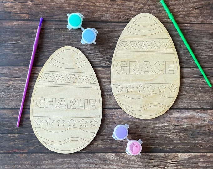 Wooden Mini Easter Children's Paint Sets