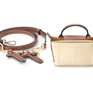 Emballage en cuir de haute qualité pour sac à bandoulière Convert « Mini Le Pliage Bag » + Organiseur de sac à main pour pochette « Mini Le Pliage Bag »