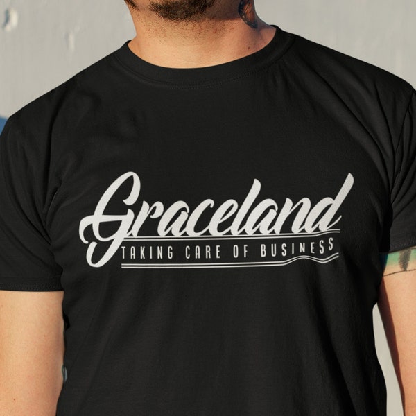 Elvis shirt Graceland t shirt Short-Sleeve Unisex T-Shirt Takin care of business t shirt Elvis fans T-shirt gift