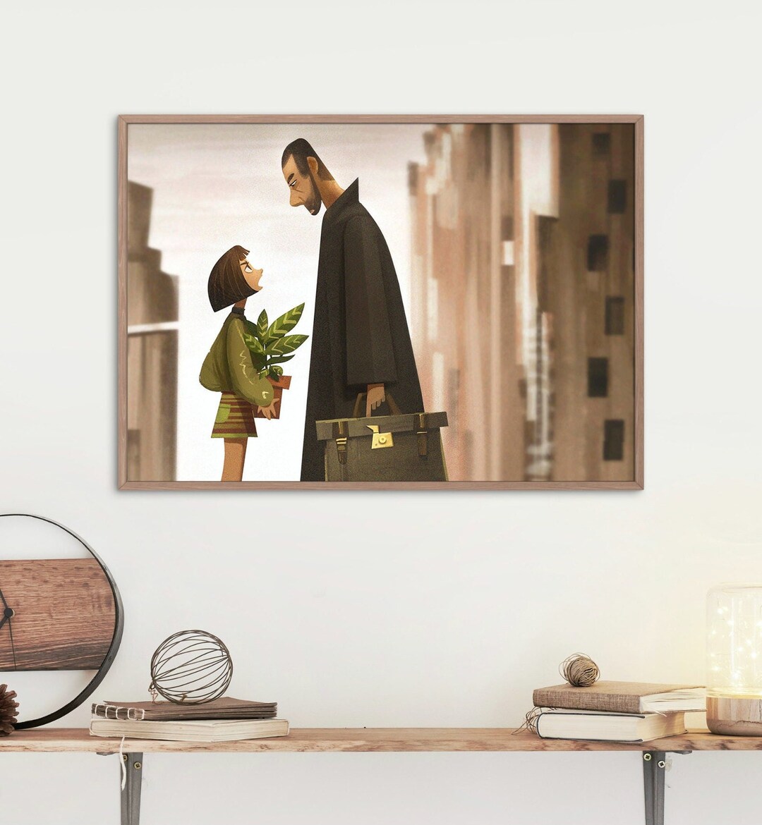 Leon Der Profi Movie Wallpaper Poster Gift Geschenkidee Etsy