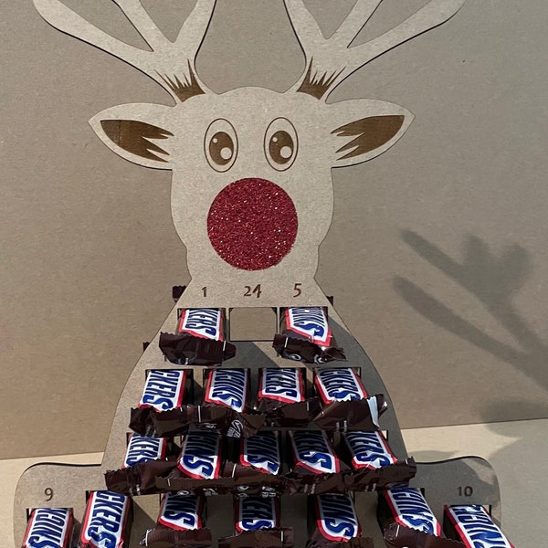 New Snickers Luxury Reindeer Advent Calendar