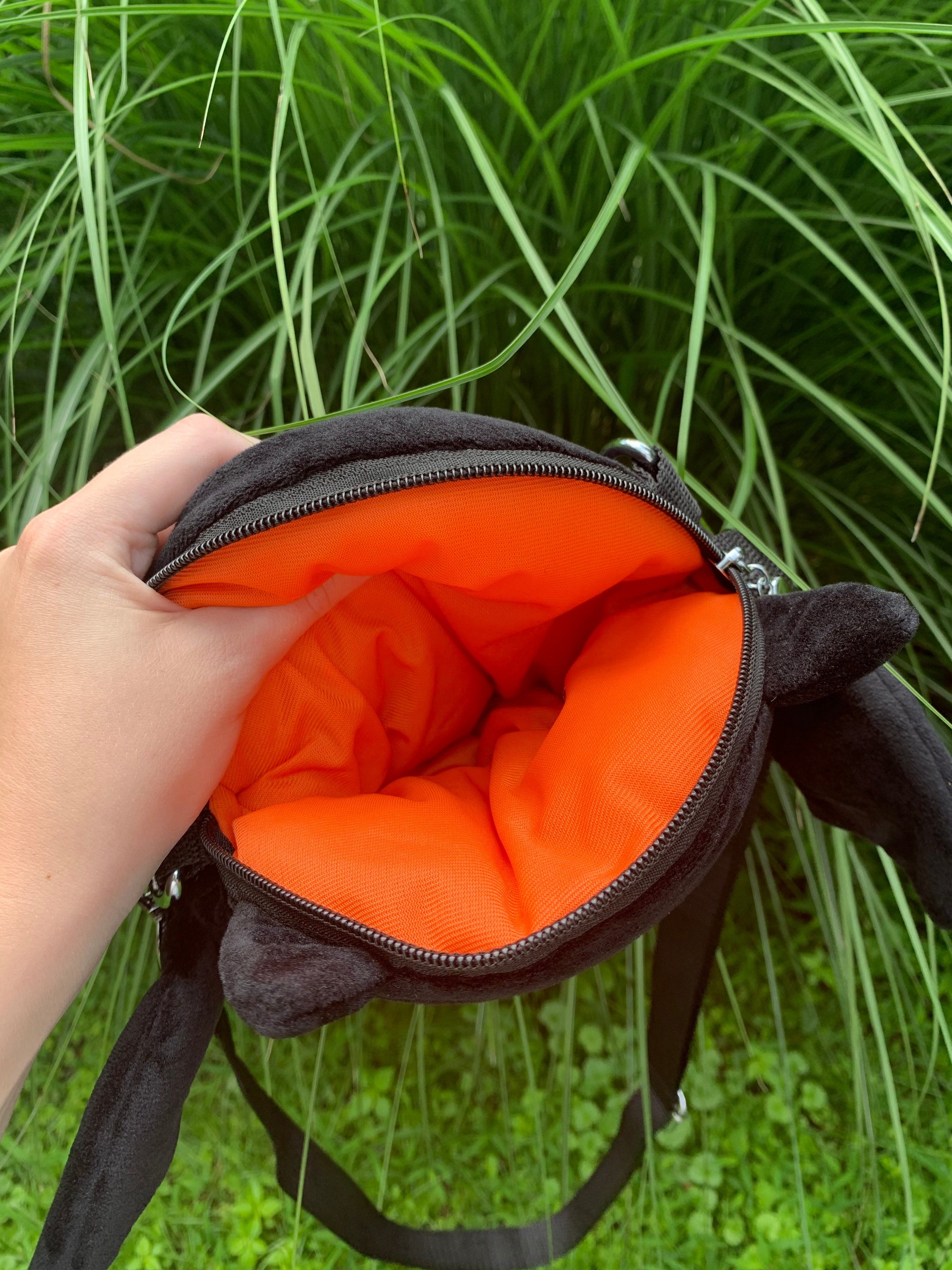 PREORDER Plush Bat Bag Backpack Crossbody Mini Purse Etsy