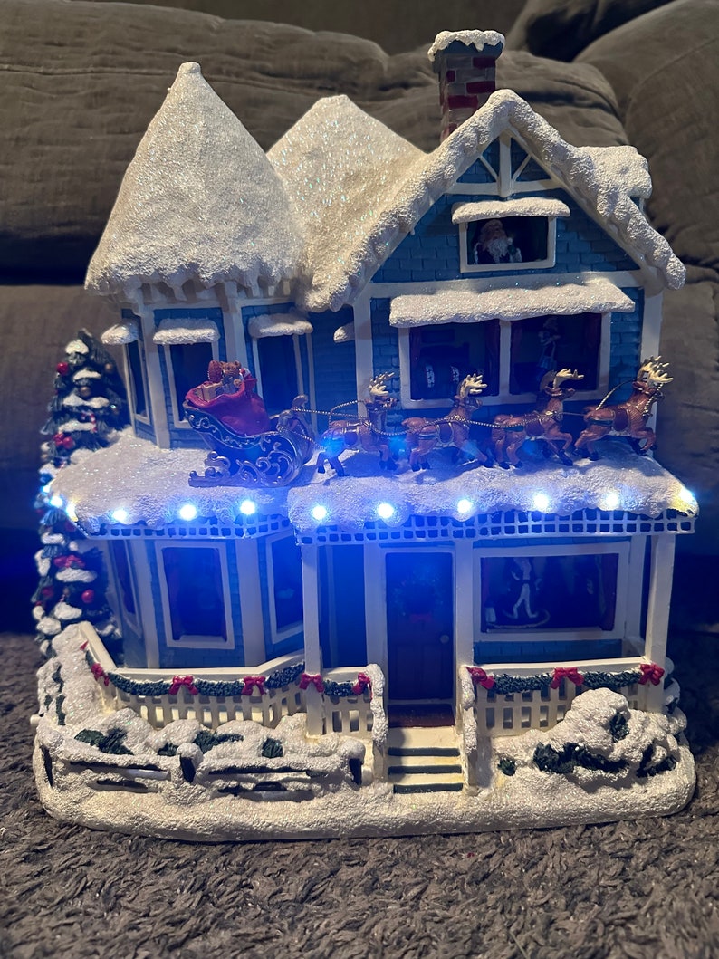 Hawthorne Village Thomas Kinkade Twas the Night Before Etsy