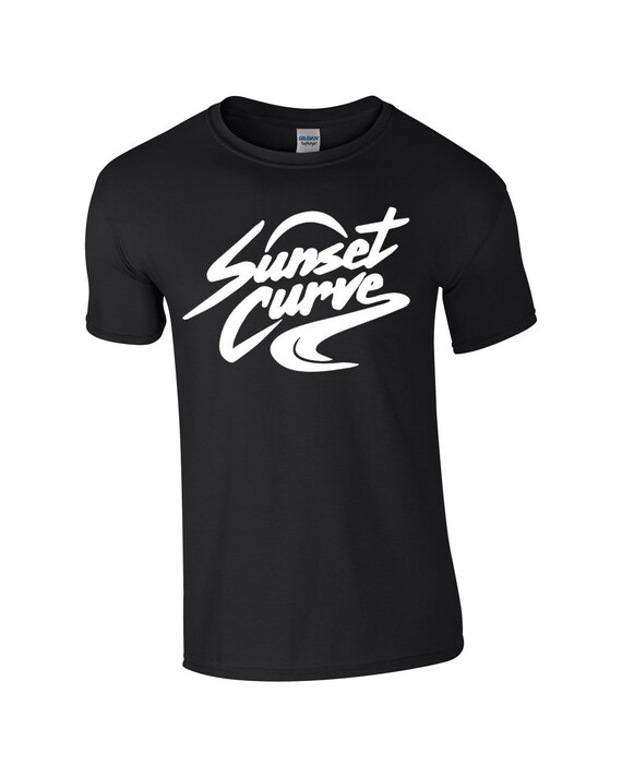 T Shirt Sunset Curve | Etsy Ireland