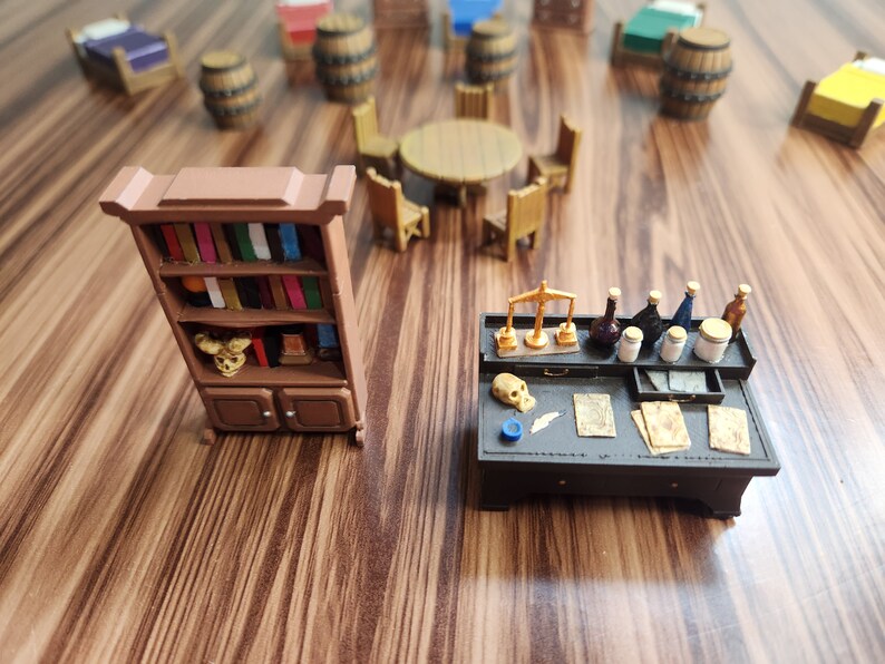 PAINTED 3D Printed Tabletop RPG Furniture - Etsy