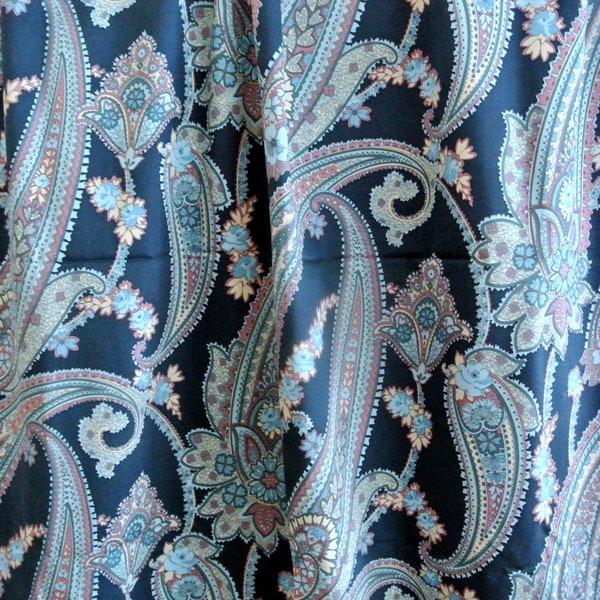 Paisley Curtains - Etsy UK