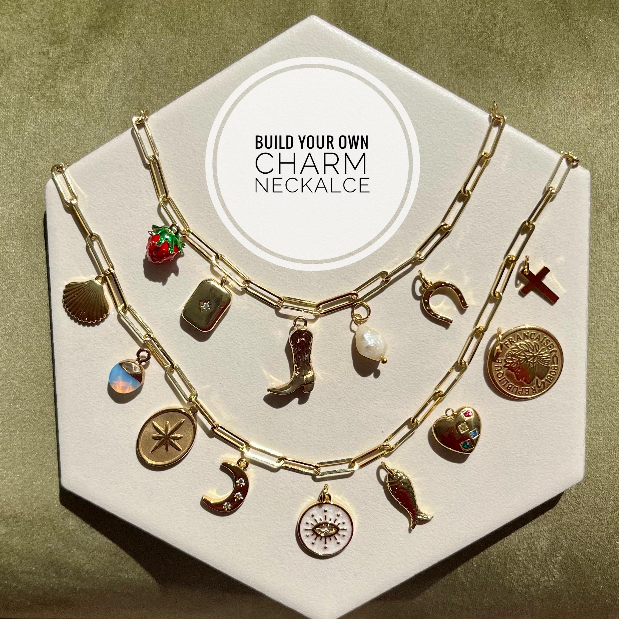 Build Your Own Charm Necklace Etsy