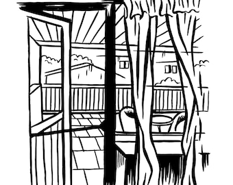 Yerevan Balcony Giclée
