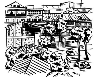 Yerevan Courtyard Giclée
