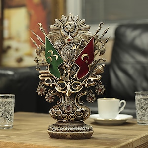 Islamic Home Decor; Ottoman Empire Sign Islamic Art, 3D Mid Century Ottoman Islamic Figurine Gifts for Him; Ramadan Decoration Eid Table Art