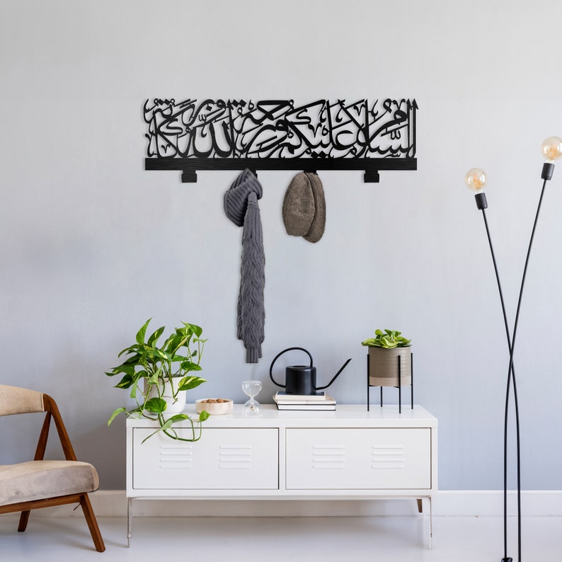 AESTHETIC METAL WALL DECOR: We design bismillah written large islamic metal wall art for home and office as a Wall Art Islamic (WAI). These modern metal decor will add color to your room, , office, living room, kitchen, kids bedroom , farmhouse, garden, cabin, prayer room and your other living spaces.