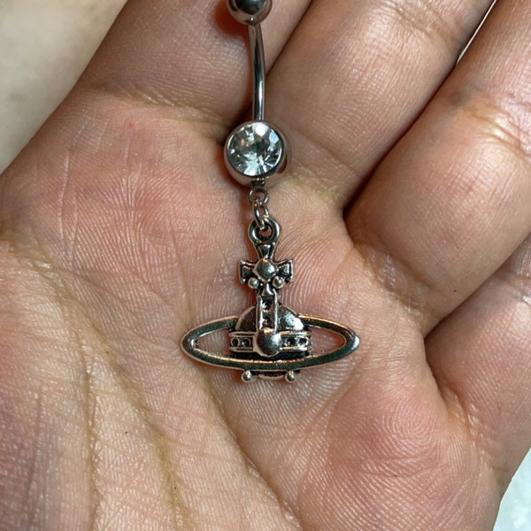 Spaceship Belly Ring