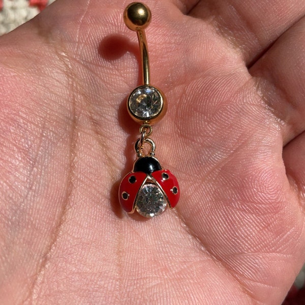 Ladybug Belly Ring