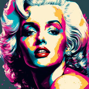 Marilyn Monroe artwork &#39;Pop Art style&#39;