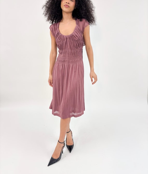 Bottega Veneta, Bottega Veneta S/S 2007 draped jersey runway dress
