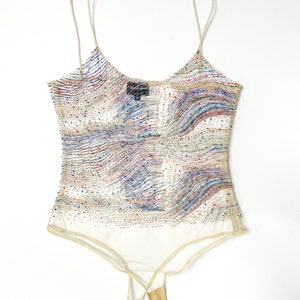 Giorgio Armani beaded body suit S/S 2000 collection