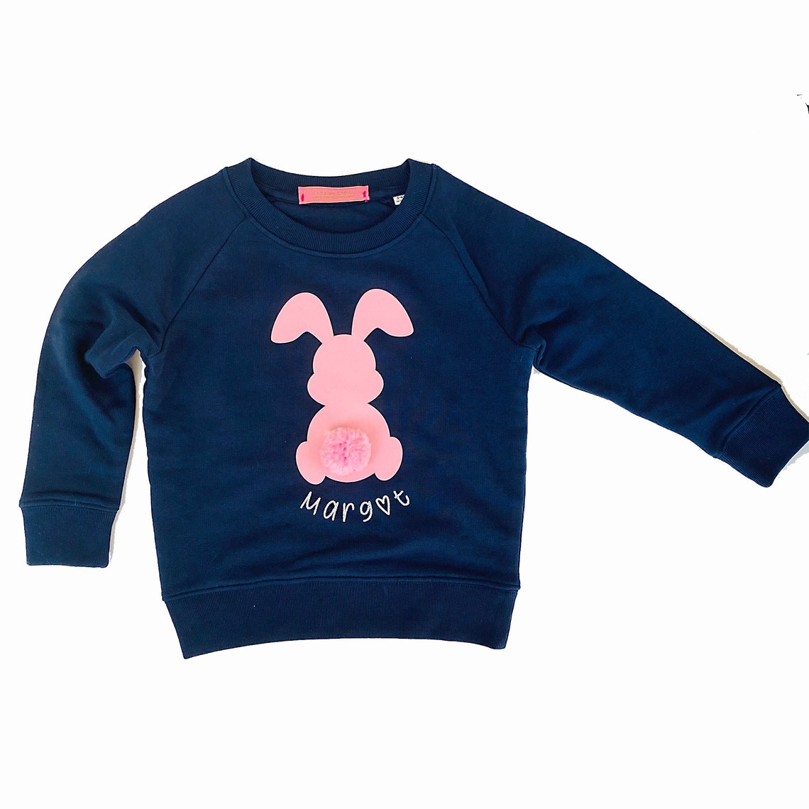 Kids Easter Bunny Top Personalised Sweater Girls Kids Etsy