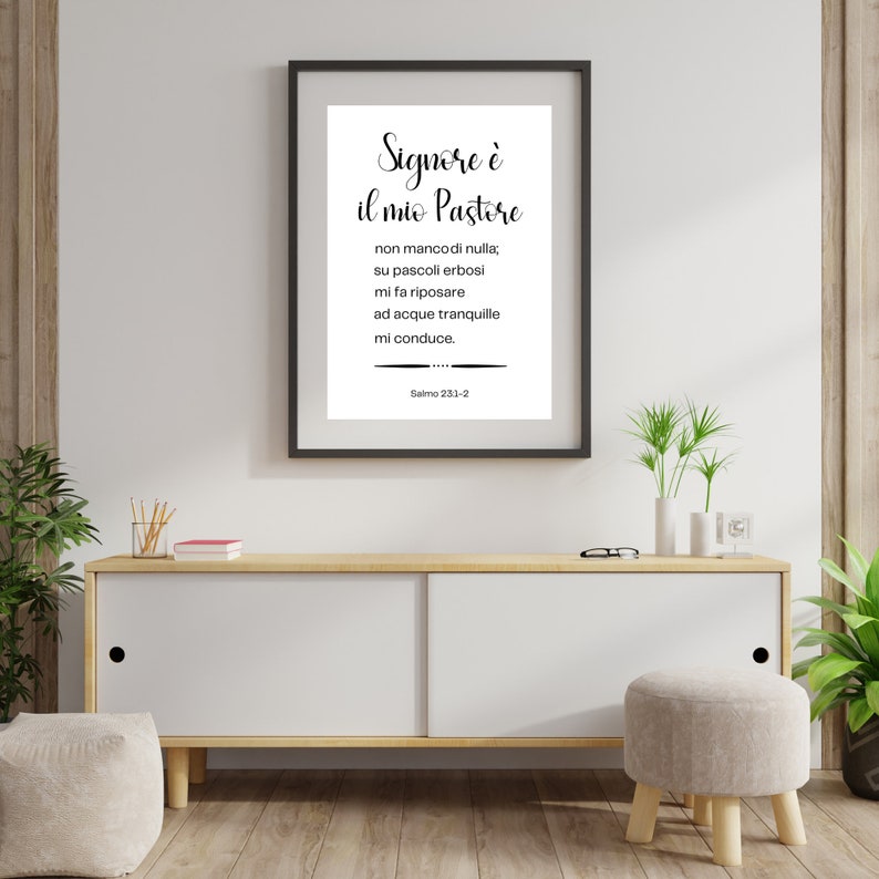 Versetto Biblico Salmo 2312 Signore è Il Mio Pastore Etsy Versetto Biblico Salmo 2312 Signore è Il Mio Pastore Etsy