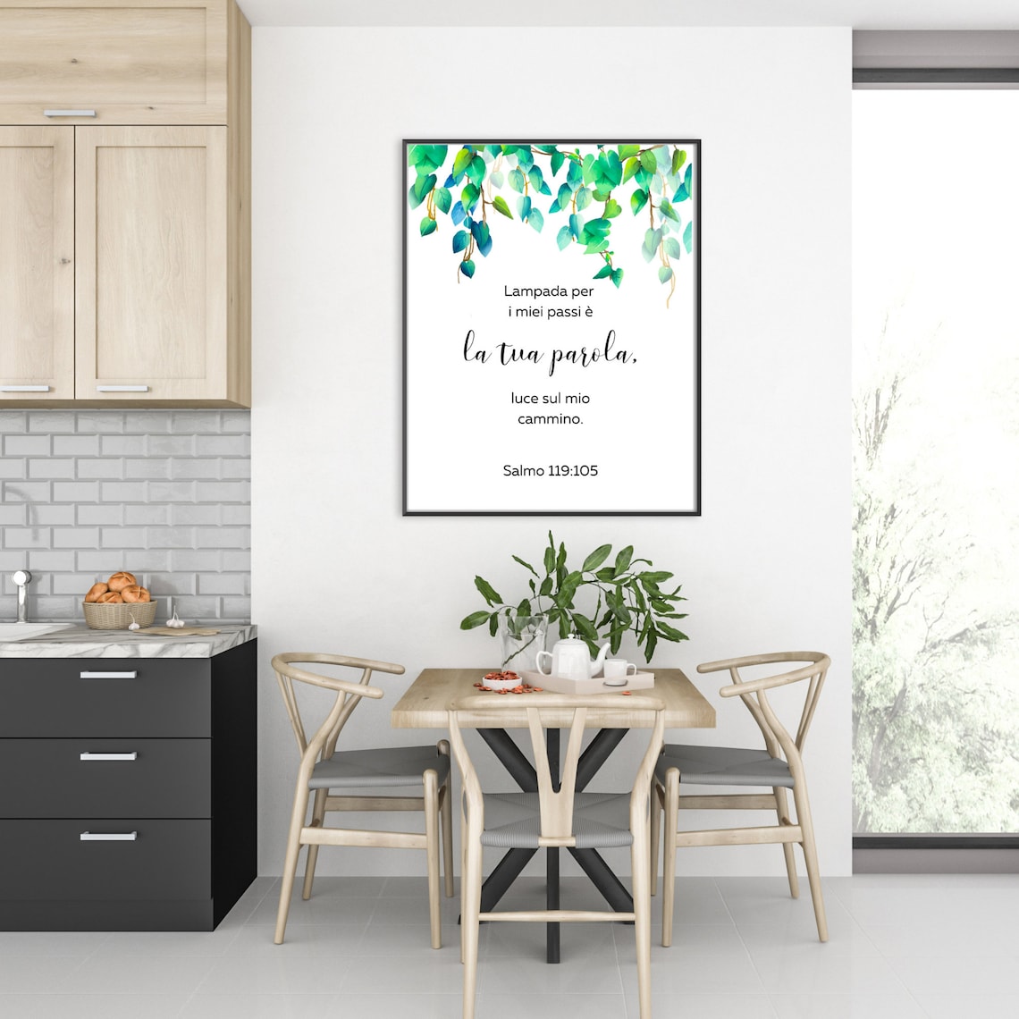 Versetto Biblico Salmo 119105 Lampada per