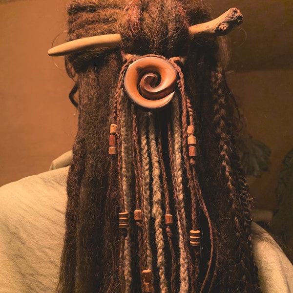 Spirale up- accessoire dreadlocks- décoration de cheveux-dreading-anneau de cheveux