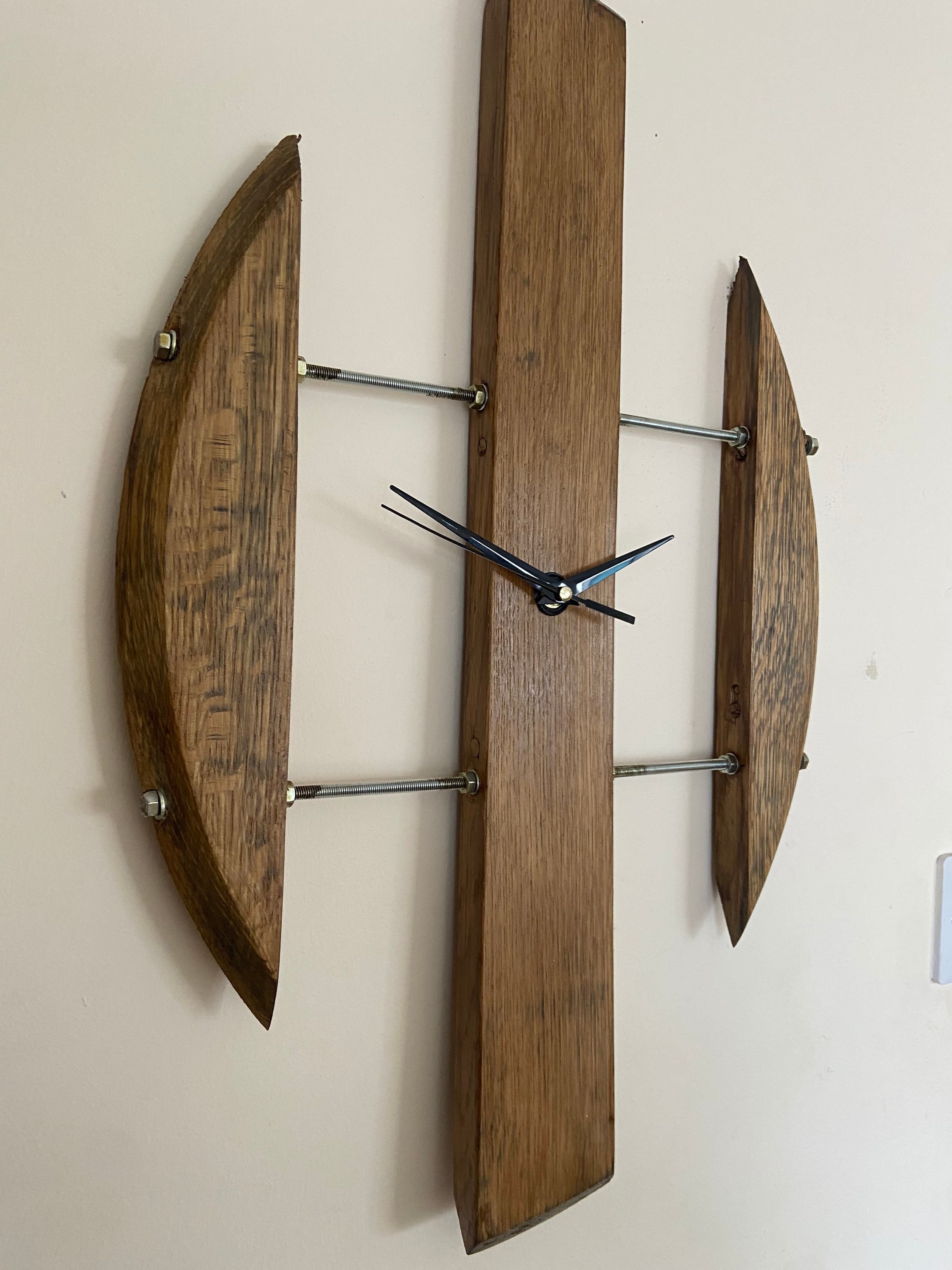 Whisky Barrel Stave Clock Etsy UK