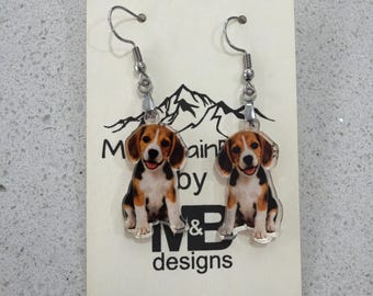 Beagle Earrings