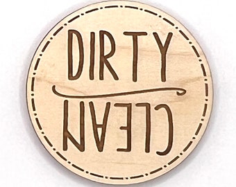 Dirty Clean Washer Magnet