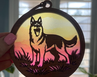 German Shepherd - Wood and Acrylic