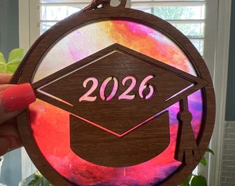 Graduation Suncatcher - Wood and Acrylic