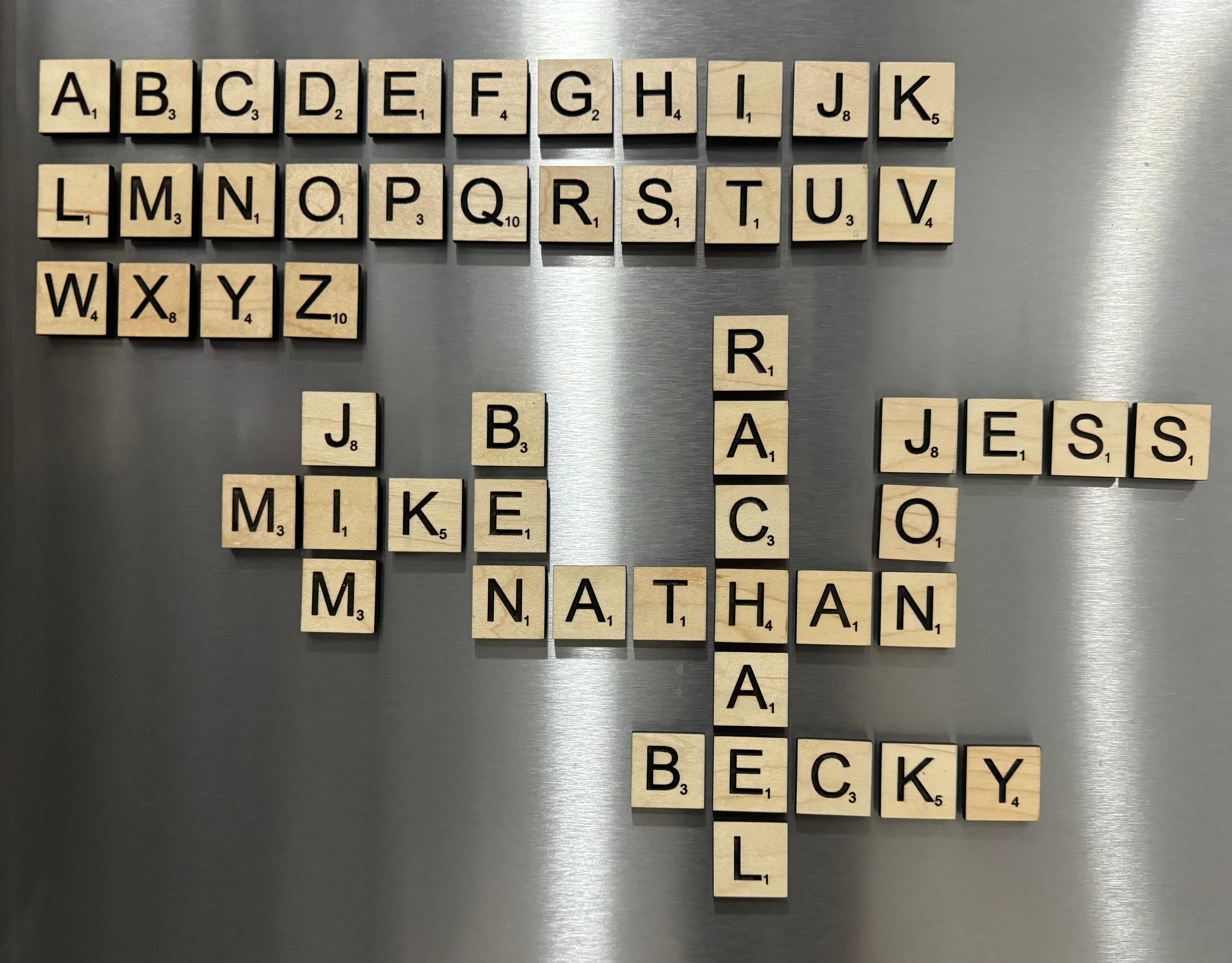 Scrabble Refrigerator Magnets
