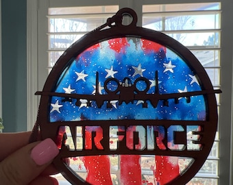 Air Force A-10 Suncatcher - Wood and Acrylic