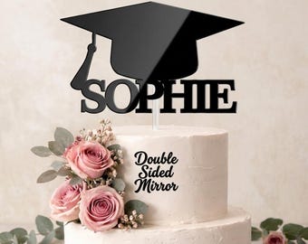Personalized Graduation Cake Topper - Class of 2026, Congrats Decor, Class of 2026, Graduation Sign