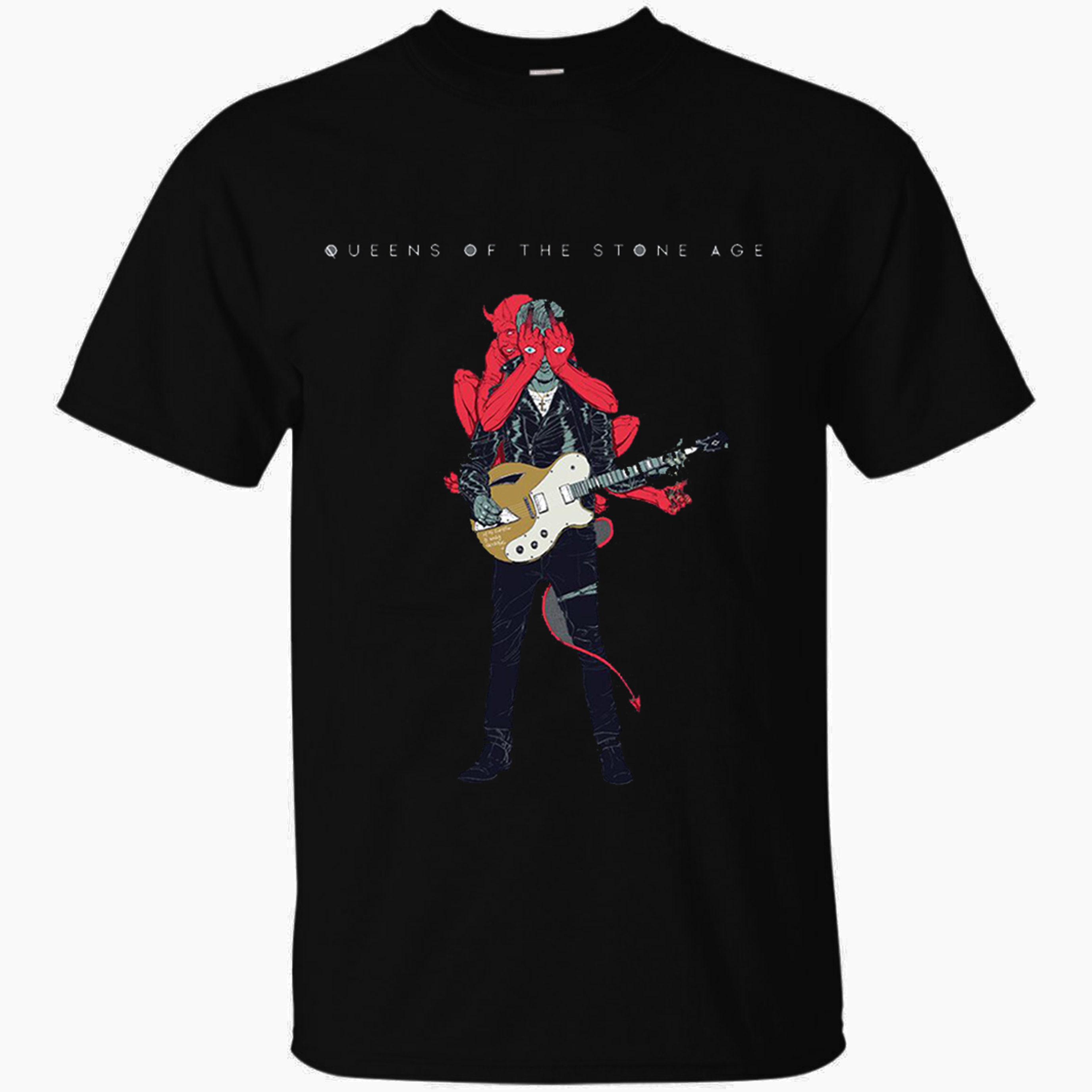Queens of the Stone Age Villains Men Black Tshirt Size Etsy Queens of the Stone Age Villains Men Black Tshirt Size Etsy